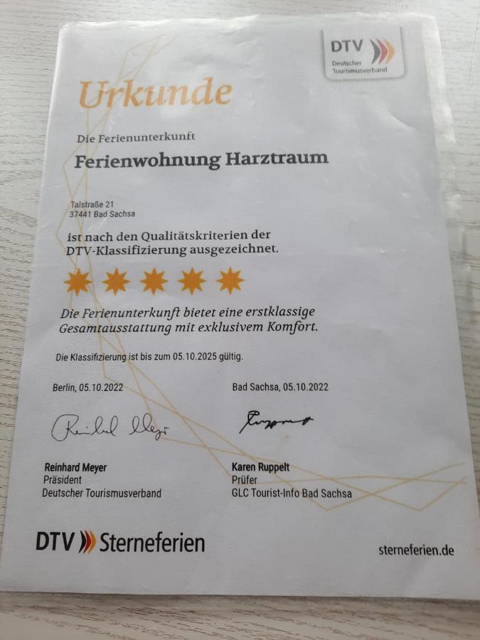 Ferienwohnung Harztraum Bad Sachsa Eksteriør bilde